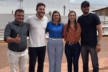 Mariana Carvalho visita Pimenta Bueno, acompanha obra do CAPS e reforça agenda política no município