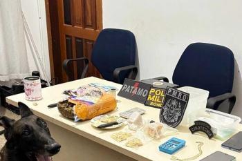  PM fecha duas bocas de fumo e apreende grande quantidade de drogas