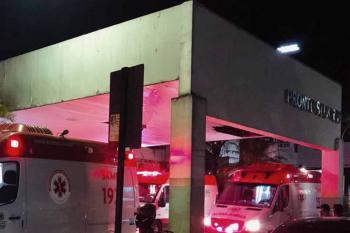 Homem pede socorro em posto após ser agredido durante o carnaval