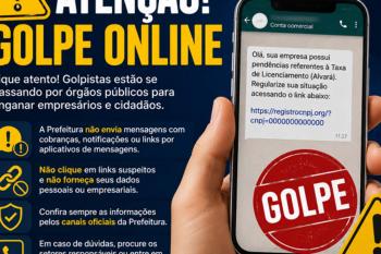 Prefeitura alerta população sobre tentativa de golpe utilizando nome do município