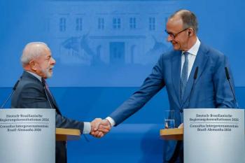 Lula e chanceler alemão discutem conflitos globais e cobram solução diplomática para crise no Oriente Médio