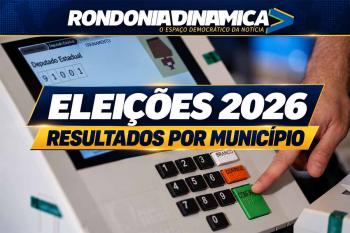 Rondônia Dinâmica apresenta resultados das Eleições 2026 por cargo e município