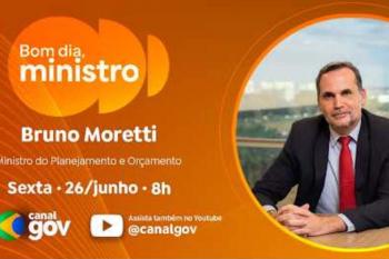 No “Bom Dia, Ministro”, Bruno Moretti fala sobre o Orçamento de 2026 e medidas para conter a alta dos combustíveis