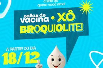 Vacina contra a bronquiolite está disponível na rede municipal de saúde a partir de quinta-feira (18)