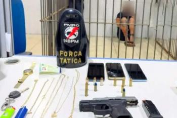 Força Tática prende trio com arma de fogo e objetos suspeitos na zona Sul