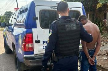 Polícia Militar conduz homem e recupera mocicleta com restrição