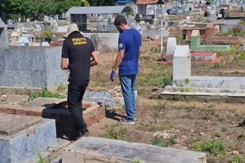Homem desaparecido é encontrado morto dentro de túmulo no Cemitério