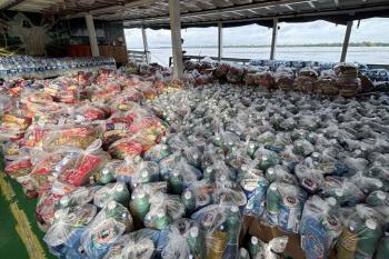 Operação vai levar mais de cinco mil quilos de alimentos ao Baixo Madeira