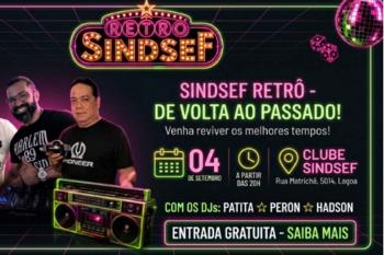 SINDSEF-RO promove grande festa Retrô com entrada liberada; vento acontece no dia 04 de setembro