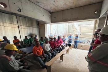 Energisa leva orientações de segurança a trabalhadores da construção civil em Porto Velho