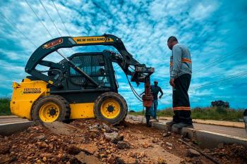 Estrada dos Periquitos ganha área de lazer e esporte