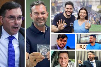 Flávio Bolsonaro 'queima' Bruno Schied na largada; 01 é amigo de Maurício e Mariana Carvalho; Netto e Samuel darão dor de cabeça a Fúria e Marcos Rogério