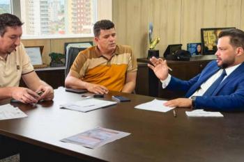 Deputado Estadual Edevaldo Neves recebe vereadores de Vilhena em seu gabinete na ALE-RO