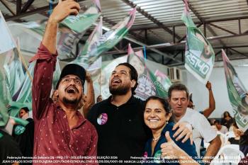 Jean Oliveira e Márcia Oliveira levam força da campanha aos bairros de Porto Velho