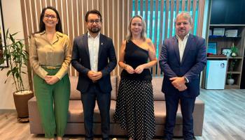 MPRO recebe diretora da Aegea RO em visita institucional na capital