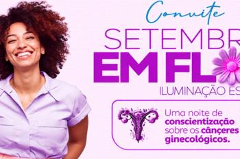 Prefeitura de Cacoal adere ao Setembro em Flor com iluminação especial