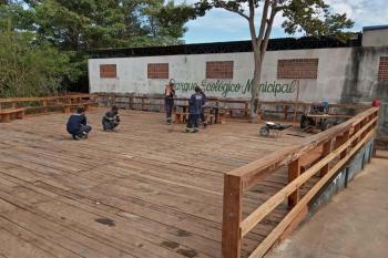 Mirante e parte da passarela do Parque Ecológico foram concluídos