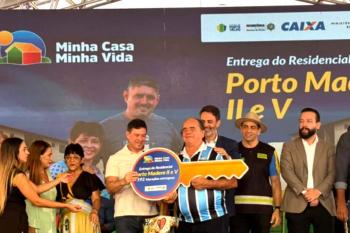 Mais de 500 famílias realizam o sonho da casa própria ao receber chave nos Residenciais Porto Madero II e V, em Porto Velho