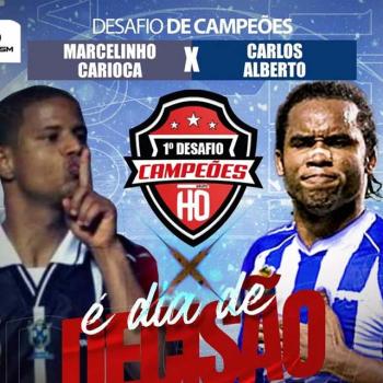 Carlos Alberto e Marcelinho Carioca se enfrentam neste sábado no Aluízio Ferreira 