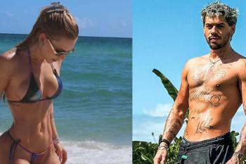Virginia curte praia com Zé Felipe após término com Vini Jr.