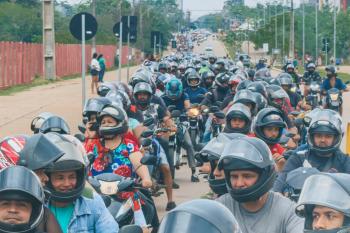 600 capacetes foram entregues na semana nacional de trânsito