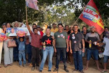 Luciana Oliveira firma compromissos para ampliar entregas de Lula a Nova Mamoré