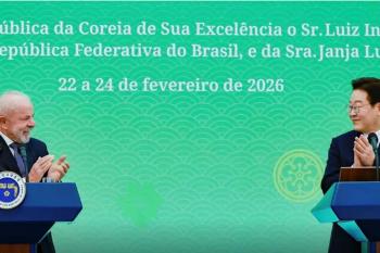 Em Seul, Lula anuncia acordos comerciais com a Coreia do Sul