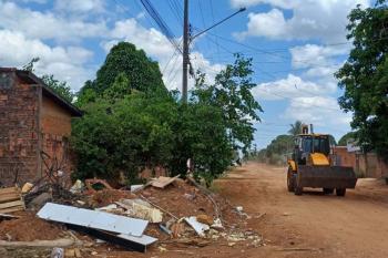 Semosp inicia limpeza de ruas não pavimentadas nos setores 17 e 19