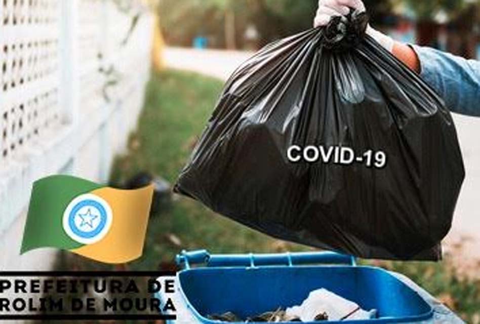 Prefeitura orienta sobre a separação do lixo doméstico dos positivados para à Covid-19
