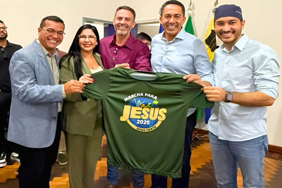 Eyder Brasil destina emenda parlamentar para realização da 31ª Marcha para Jesus em Porto