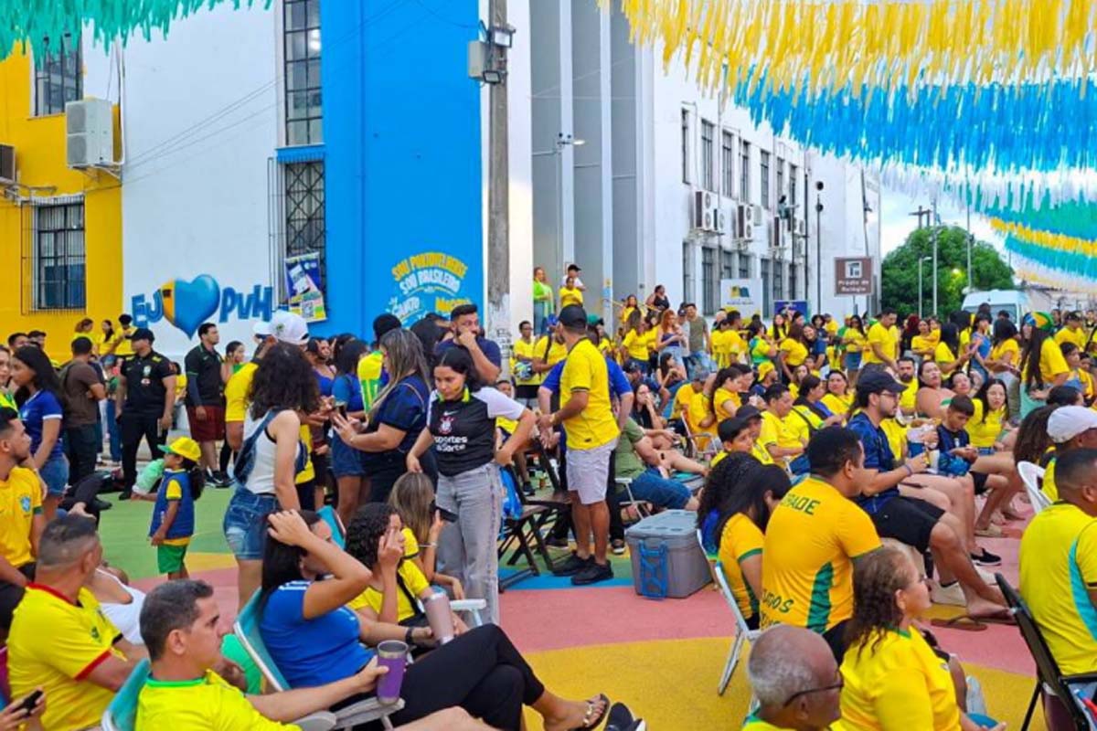 Porto Velho segue exemplo de outras capitais e decreta ponto facultativo para jogo da Seleção