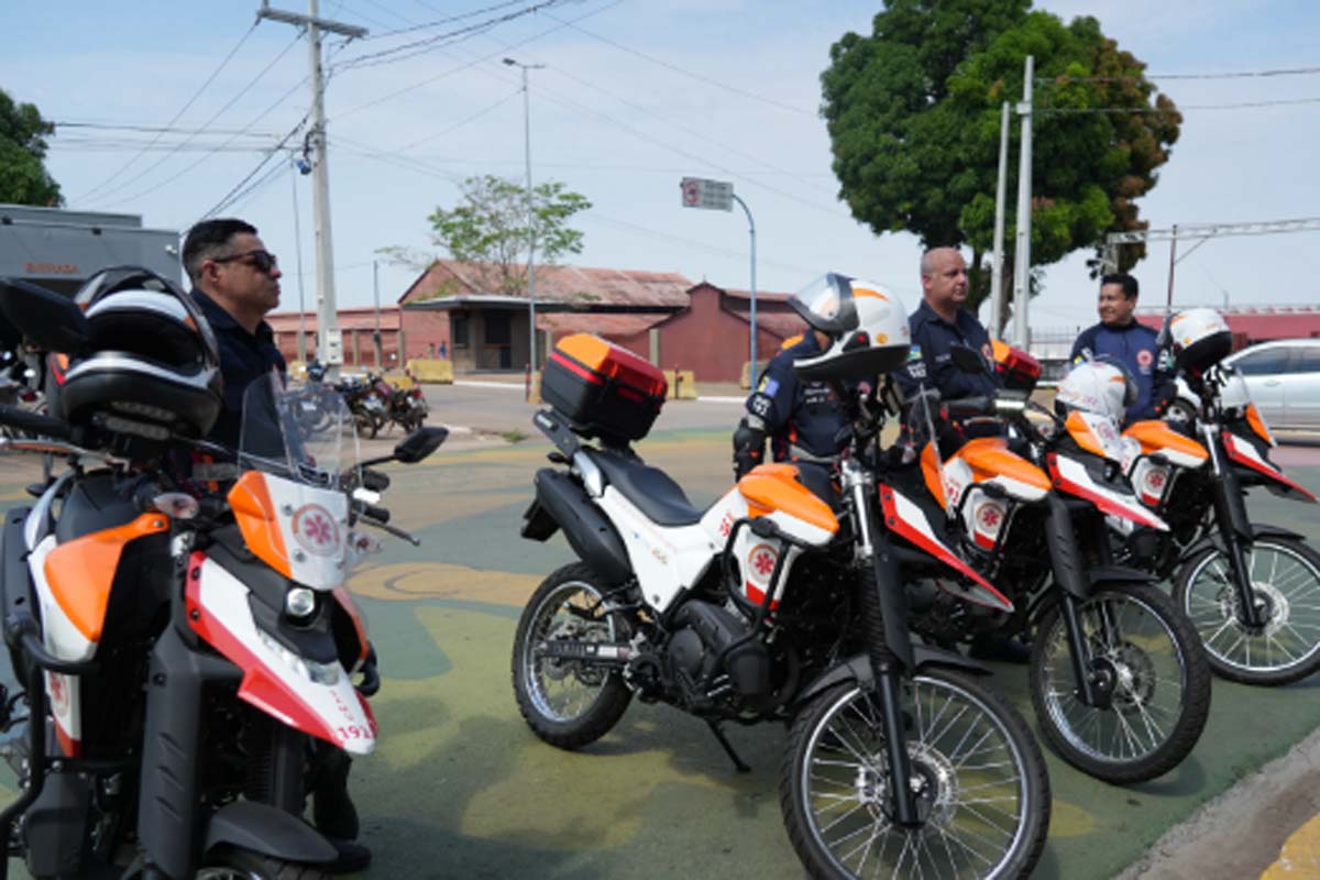 Equipe da Motolância do SAMU participou de treinamento prático para aprimorar o Atendimento Pré-Hospitalar em Porto Velho