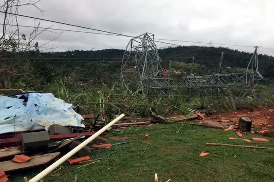Brasil teve 16 torres de energia danificadas e 4 derrubadas em janeiro