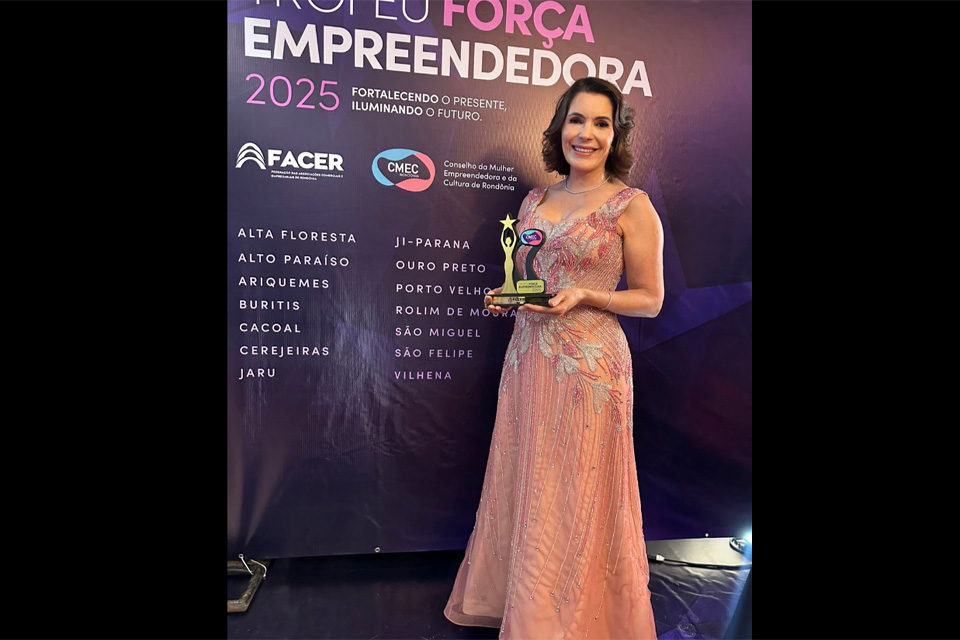 Mileni Mota é reconhecida com o Troféu Mulher Força Empreendedora 2025