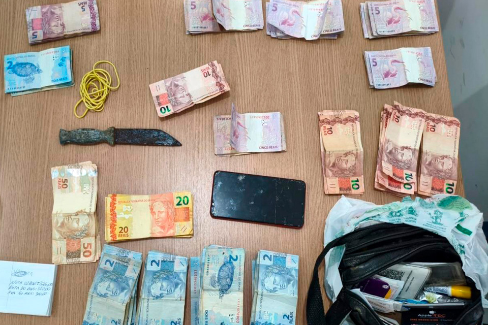 Polícia Militar recupera motocicleta e dinheiro roubado de mototaxista