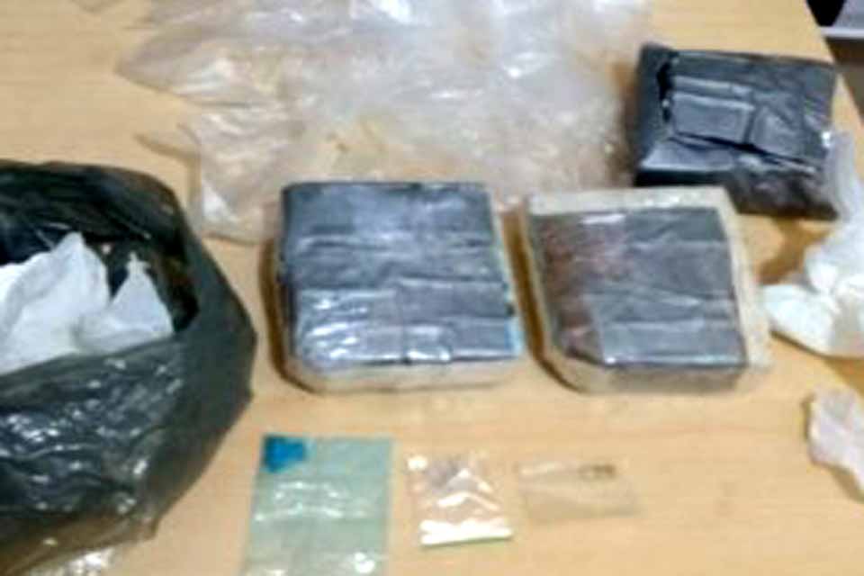Traficante é preso com cocaína, ecstasy e LSD em hotel de Porto Velho