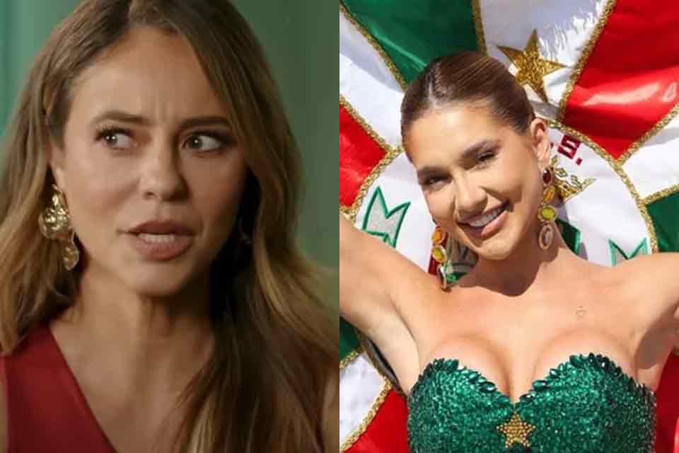 Paolla Oliveira fala sobre sucessão na Grande Rio e deixa recado para Virginia Fonseca
