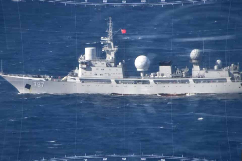 Austrália diz que presença de navio espião chinês em suas águas é “ato de agressão”