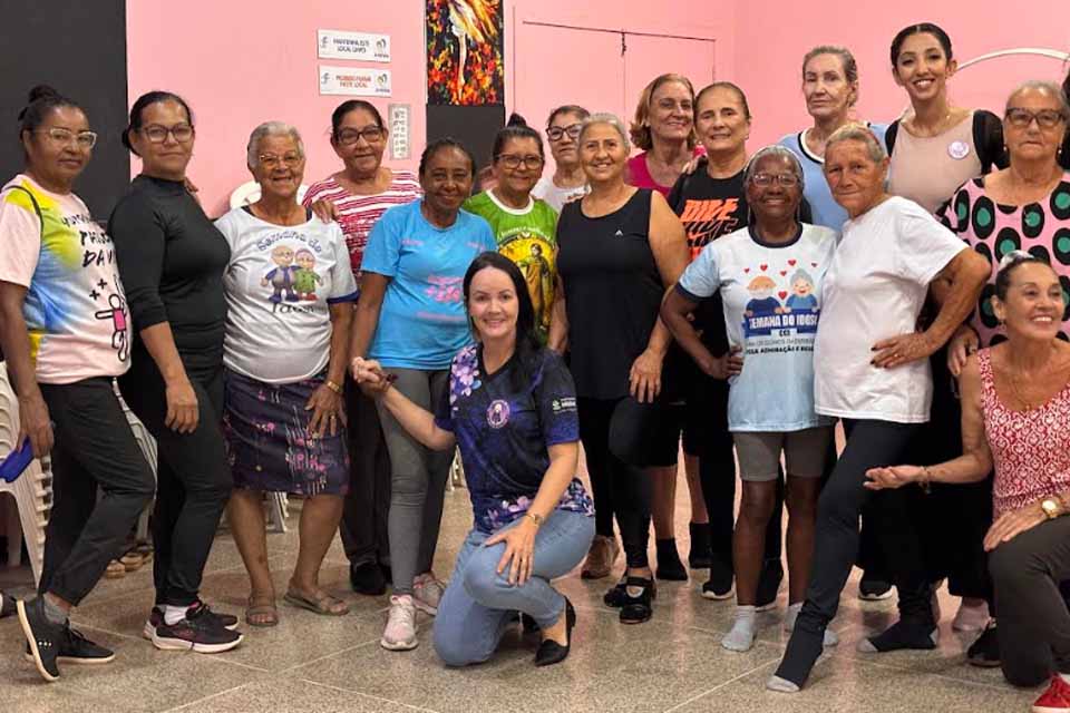 Prefeitura de Ji-Paraná inicia primeira turma de balé da terceira idade