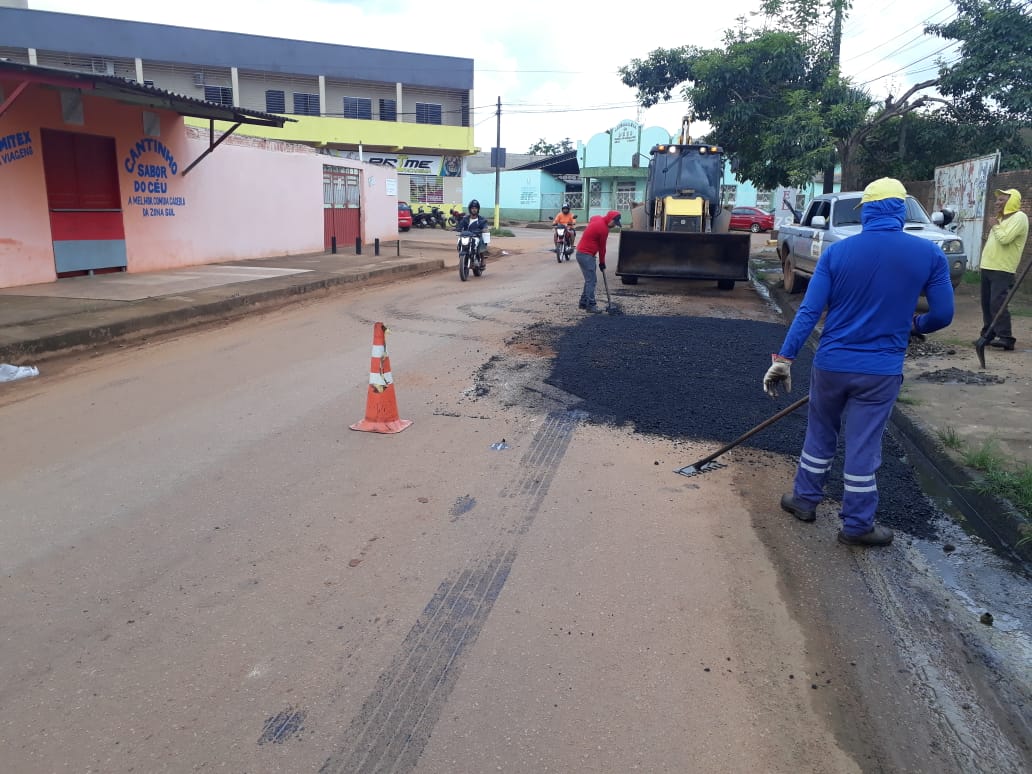  Calendário de obras continua em novas ruas de Porto Velho