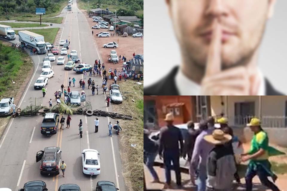 Baderneiros impedem o direito de ir e vir em Rondônia; autoridades evitam o assunto; não há clima para golpe; e jornalistas intimidados