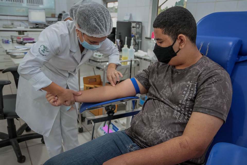 Governo institui “Campanha Jovem Doador” para incentivar doação de sangue por estudantes do ensino médio e superior em Rondônia