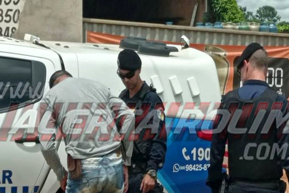 Homem é preso após tentar matar PM e arma falhar em Migrantinópolis