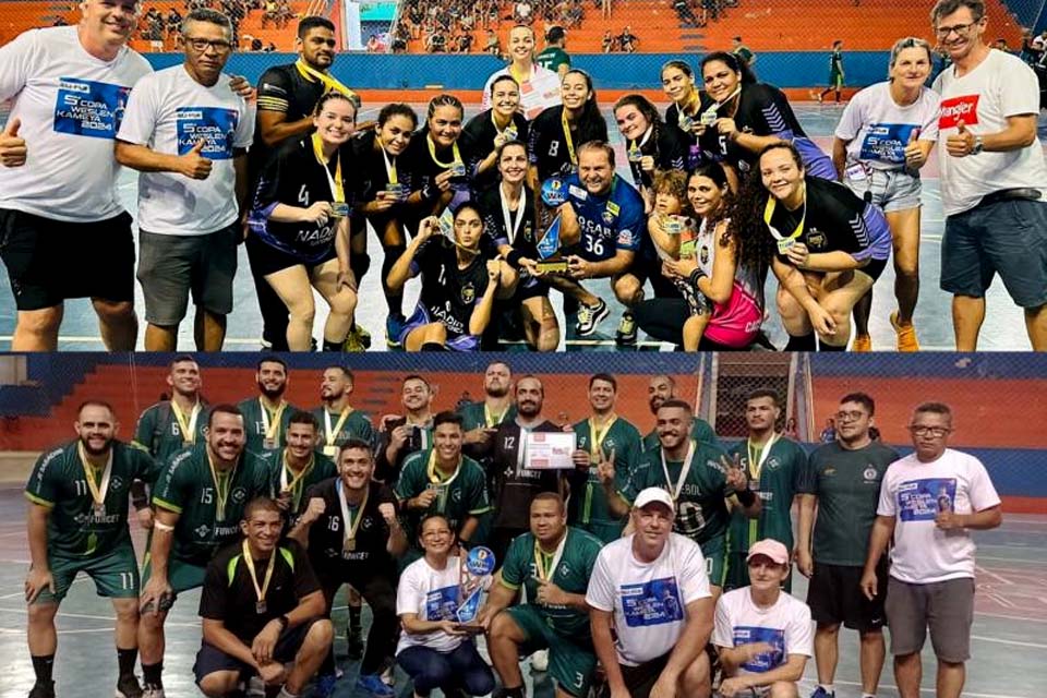 Copa Weslen Kameya de Handebol reuniu em Vilhena equipes de Rondônia, Mato Grosso e Amazonas   