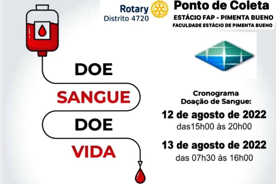 Prefeitura juntamente com parceiros realizam ação social de coleta de sangue