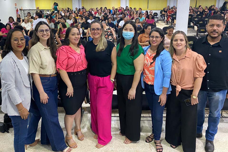 Profissionais da educação de Rolim de Moura participam de capacitação para atendimentos de alunos com autismo