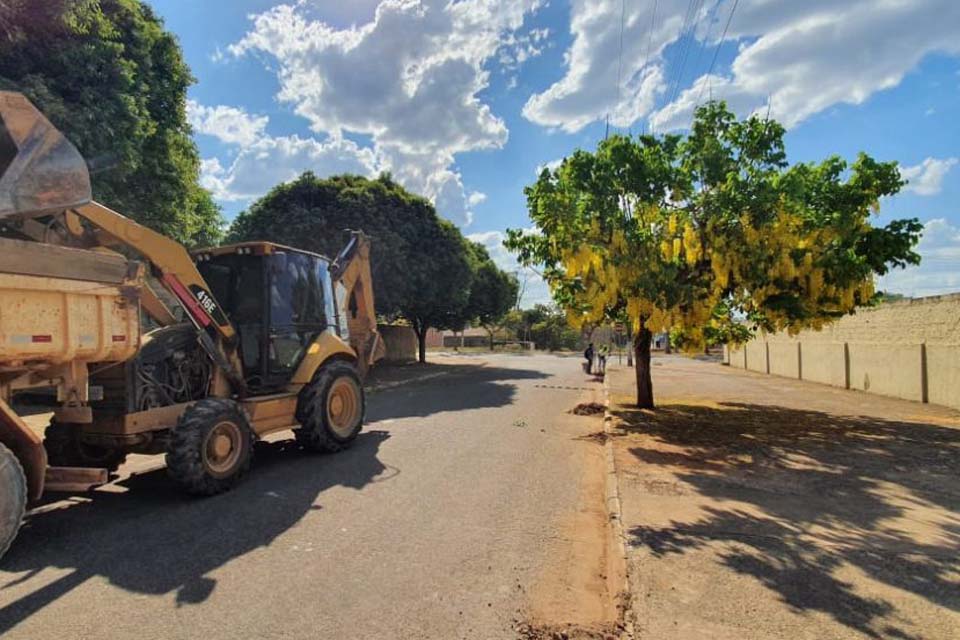 Operação cidade limpa: Prefeitura realiza mutirão para retirada de galhos e folhas