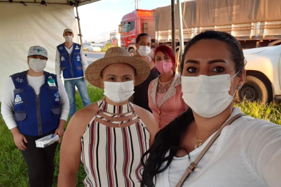 Barreiras sanitárias lutam contra entrada de contaminados pelo novo coronavírus