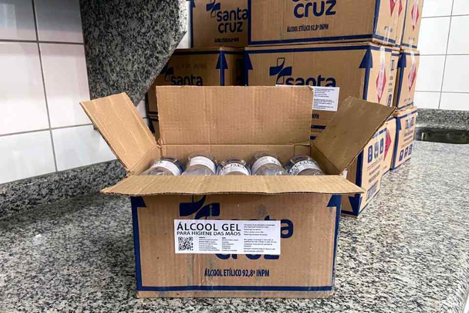 Sistema Penitenciário de Rondônia recebe álcool em gel produzido a partir de parcerias no Estado