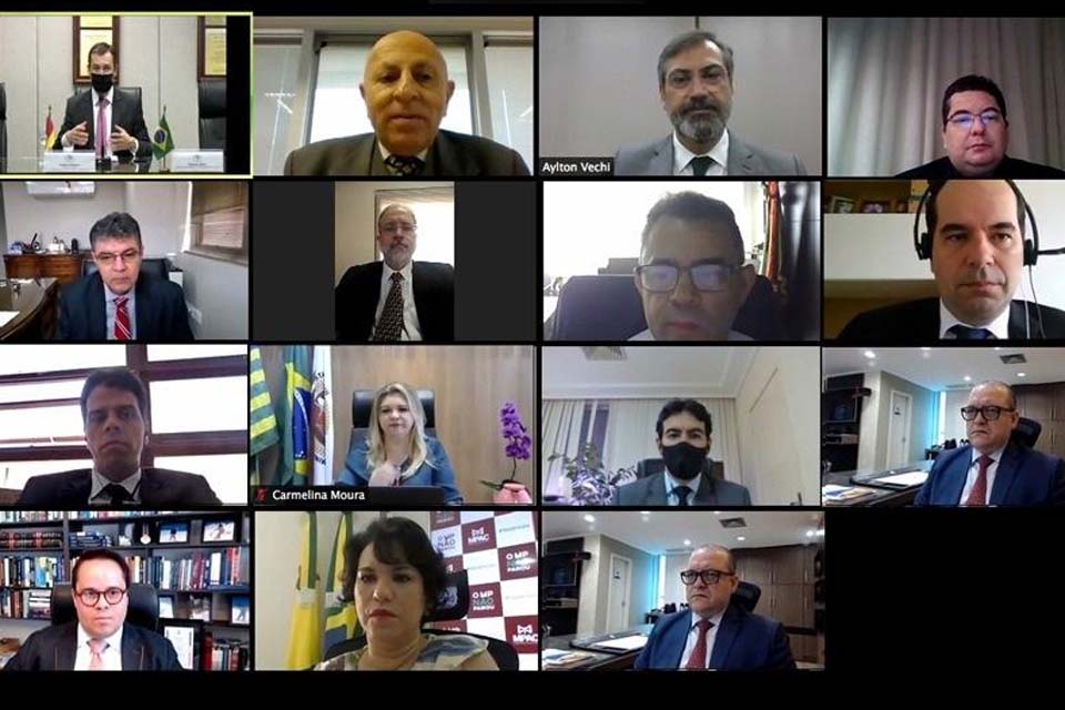  Procurador-Geral de Justiça do MPRO participa de reunião do CNPG por videoconferência